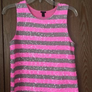 J.Crew sequin tank top